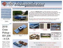 Tablet Screenshot of 60impala.com